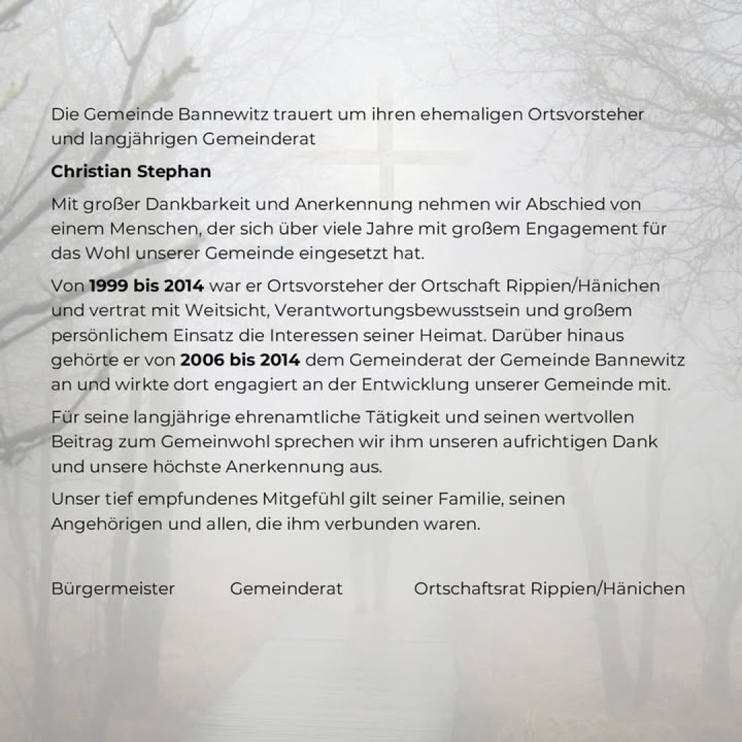 Heiko Wersig für Boderitz, Cunnersdorf, Welschhufe,Börnchen, Possendorf, Wilmsdorf,Hänichen, Rippien,Goppeln, Golberode, Gaustritz